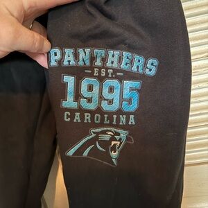 NFL Carolina Panthers Black Joggers